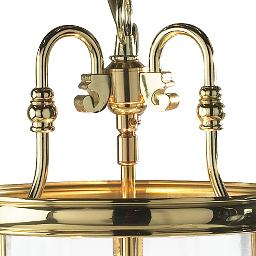 Lambeth 3 Light Lantern Dual Mount Polished Brass<br>Polished Brass