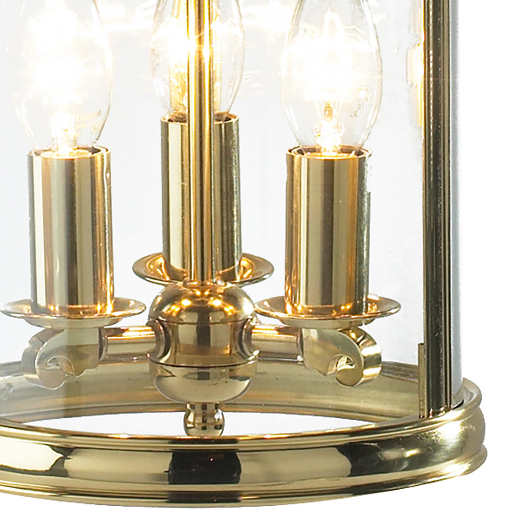 Lambeth 3 Light Lantern Dual Mount Polished Brass<br>Polished Brass