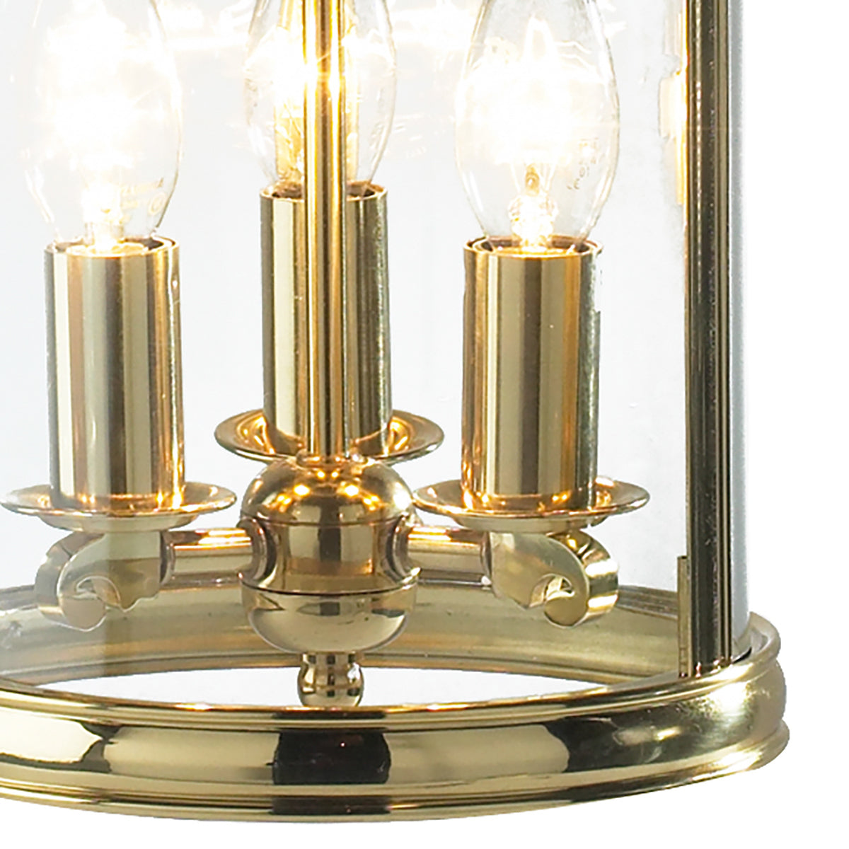 Lambeth 3 Light Lantern Dual Mount Polished Brass<br>Polished Brass