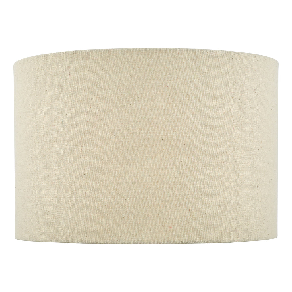 Lava Natural Linen Drum Shade 35cm<br>Natural