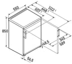 Liebherr TK14VE00 55cm Larder - White