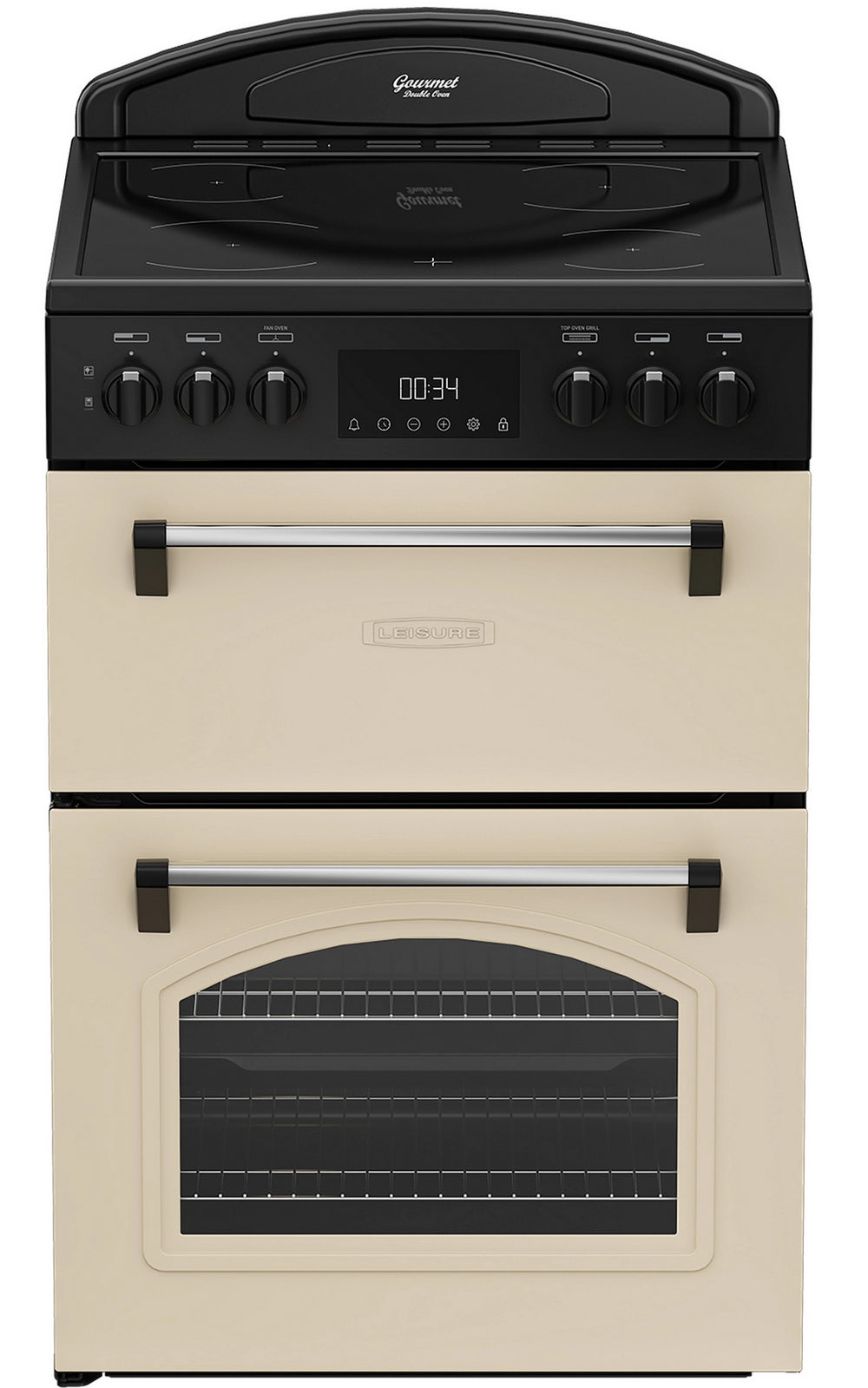 Leisure CLB60ECC 60cm Double Oven Electric Cooker - Cream