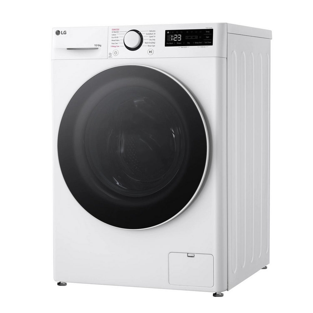LG Series 4 Pro AI Direct Drive FWY706WWTN1 - 10 kg Washer Dryer - White