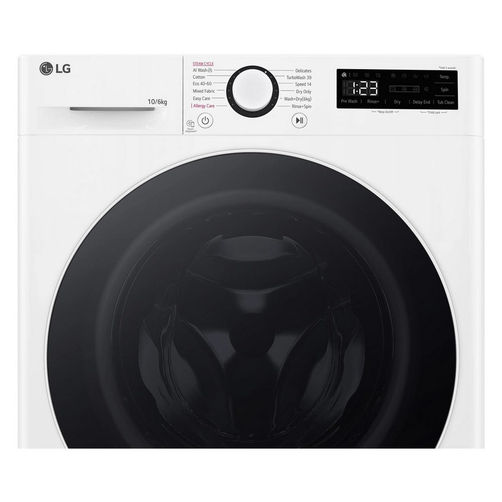 LG Series 4 Pro AI Direct Drive FWY706WWTN1 - 10 kg Washer Dryer - White