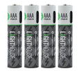 Lighthouse AAA USBC Rechargeable batteries 4 Pack