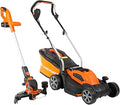 Yard Force 40v Cordless Lawnmower & Grass Trimmer Twin Pack With 1 x 40v Battery