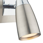Loft Single Wall Spotlight Satin & Polished Chrome<br>Satin Chrome