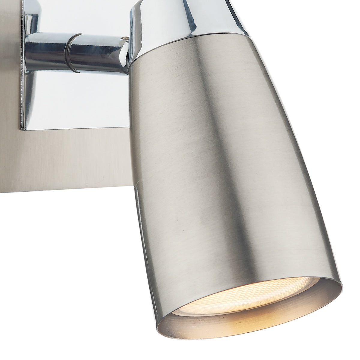Loft Single Wall Spotlight Satin & Polished Chrome<br>Satin Chrome