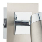 Loft Single Wall Spotlight Satin & Polished Chrome<br>Satin Chrome