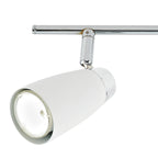 Loft 4 Light Bar Spotlight Matt White Polished Chrome<br>Matt White