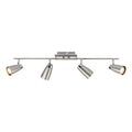 Loft 4 Light Bar Spotlight Satin & Polished Chrome<br>Satin Chrome