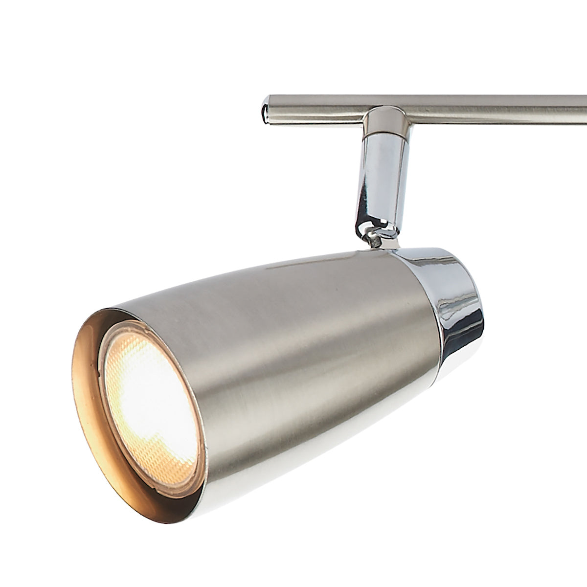 Loft 4 Light Bar Spotlight Satin & Polished Chrome<br>Satin Chrome