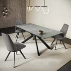 Azzaro Dining Chair Dark Grey - Pair