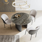 Cartier Dining Chair 2 Tone Grey - Pair