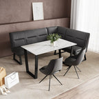 Cerutti Matte White Ceramic Dining Table - 140cm