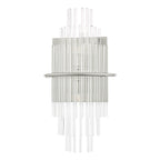 Lukas 2 Light Wall Light Polished Chrome Glass<br>Polished Chrome