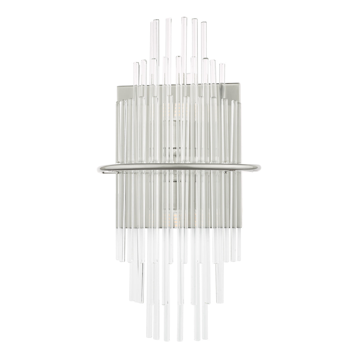 Lukas 2 Light Wall Light Polished Chrome Glass<br>Polished Chrome