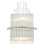 Lukas 2 Light Wall Light Polished Chrome Glass<br>Polished Chrome