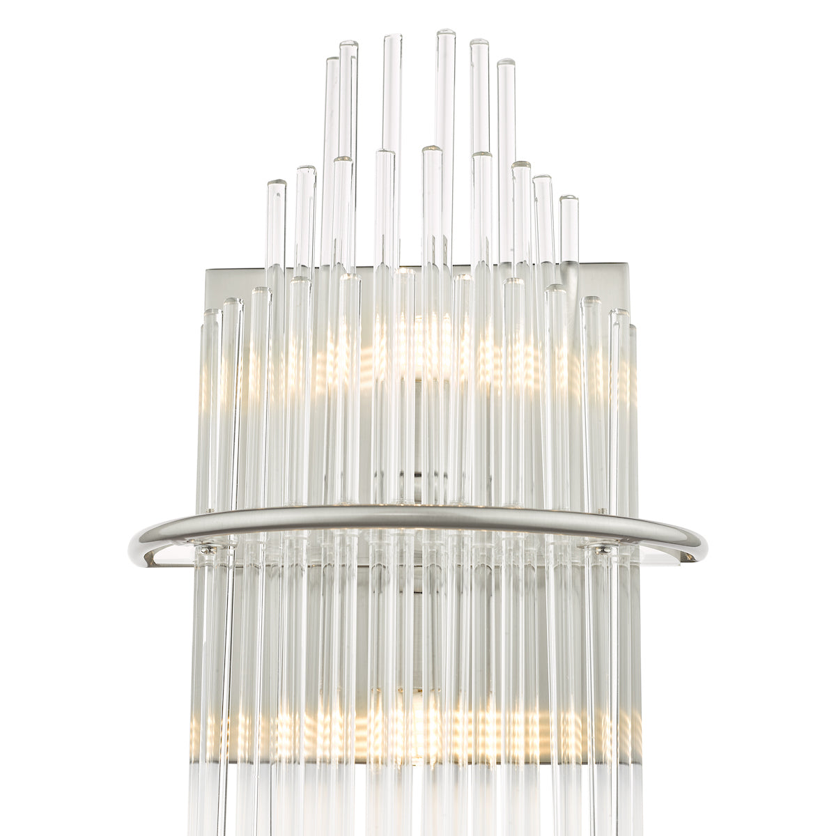 Lukas 2 Light Wall Light Polished Chrome Glass<br>Polished Chrome