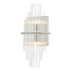 Lukas 2 Light Wall Light Polished Chrome Glass<br>Polished Chrome