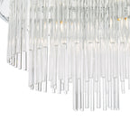 Lukas 13 Light Pendant Polished Chrome Glass<br>Polished Chrome