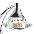 Luther Wall Light Polished Chrome Crystal<br>Polished Chrome