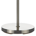 Luther 3 Light Floor Lamp Satin Chrome Crystal<br>Satin Chrome