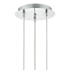 Lyall 3 Light Pendant Polished Chrome Glass<br>Polished Chrome
