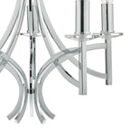 Lyon 5lt Pendant Polished Chrome & Crystal<br>Polished Chrome