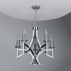 Lyon 5lt Pendant Polished Chrome & Crystal<br>Polished Chrome