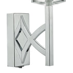 Lyon Wall Light Polished Chrome & Crystal<br>Polished Chrome