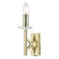 Lyon 1 Light Wall Light Antique Brass Crystal<br>Antique Brass