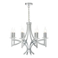 Lyon 8 Light Pendant Polished Chrome & Crystal<br>Polished Chrome