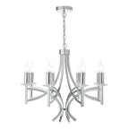 Lyon 8 Light Pendant Polished Chrome & Crystal<br>Polished Chrome
