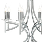 Lyon 8 Light Pendant Polished Chrome & Crystal<br>Polished Chrome
