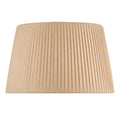 Lyzette Taupe Faux Silk Tapered Drum Shade 36cm<br>Taupe