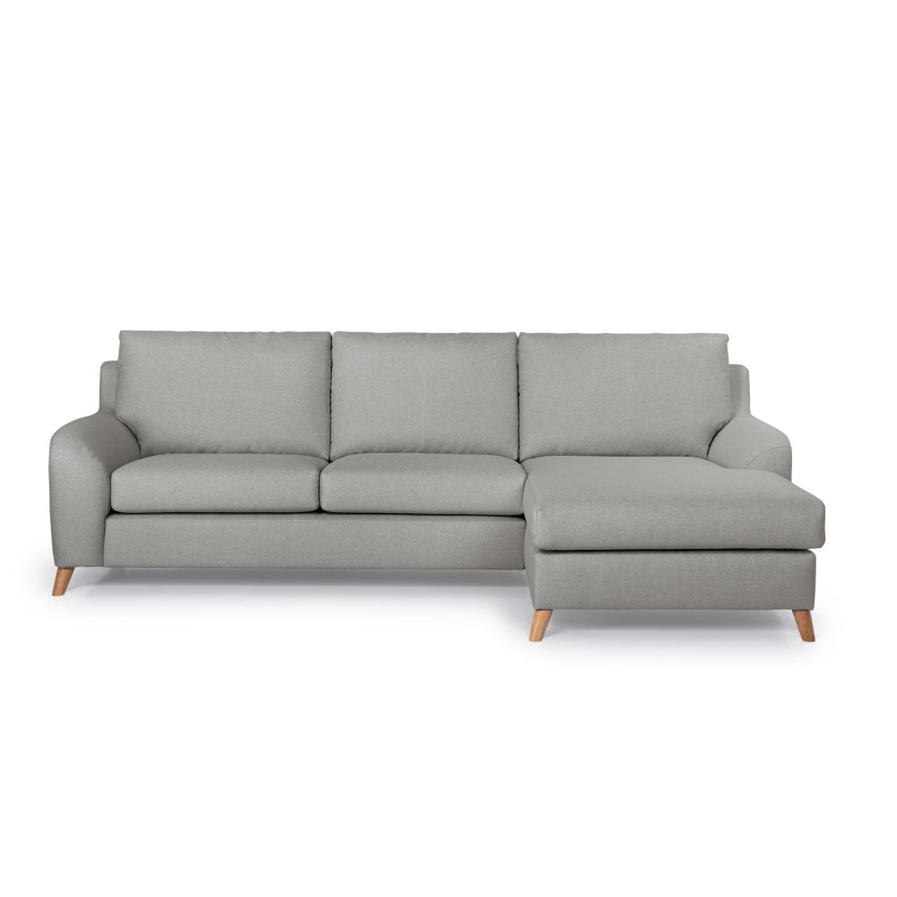 Louis Chaise Sofa (LHF) - Reda 14 Latte - Stock