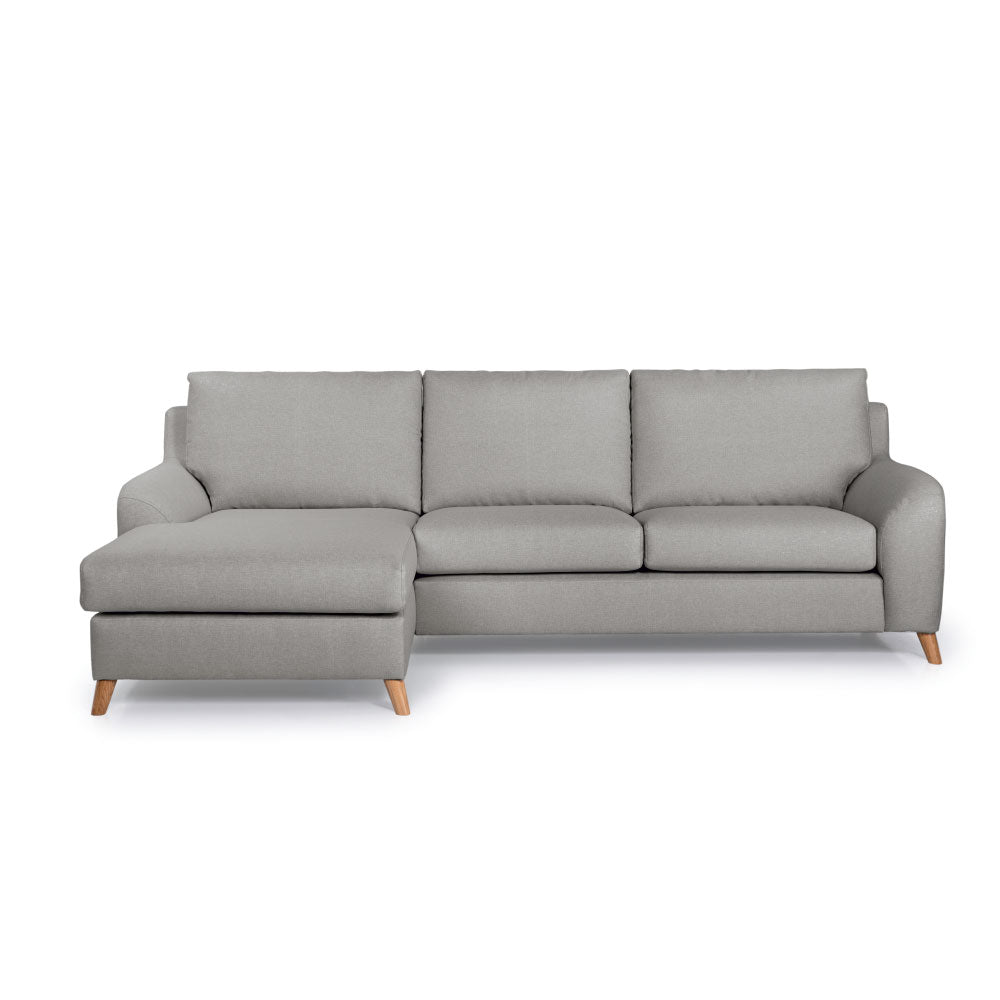 Louis Chaise Sofa (LHF) - Reda 14 Latte - Stock