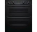 Bosch Series 4 NBS533BB0B - Black Built under Electric Double Oven