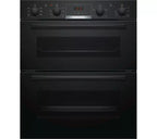 Bosch Series 4 NBS533BB0B - Black Built under Electric Double Oven