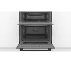 Bosch Series 4 NBS533BB0B - Black Built under Electric Double Oven