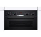 Bosch Series 4 NBS533BB0B - Black Built under Electric Double Oven
