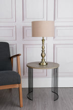 Madrid Table Lamp Antique Brass With Shade <br>Antique Bronze