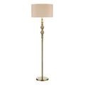 Madrid Floor Lamp Antique Brass With Shade Antique Brass