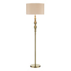 Madrid Floor Lamp Antique Brass With Shade Antique Brass