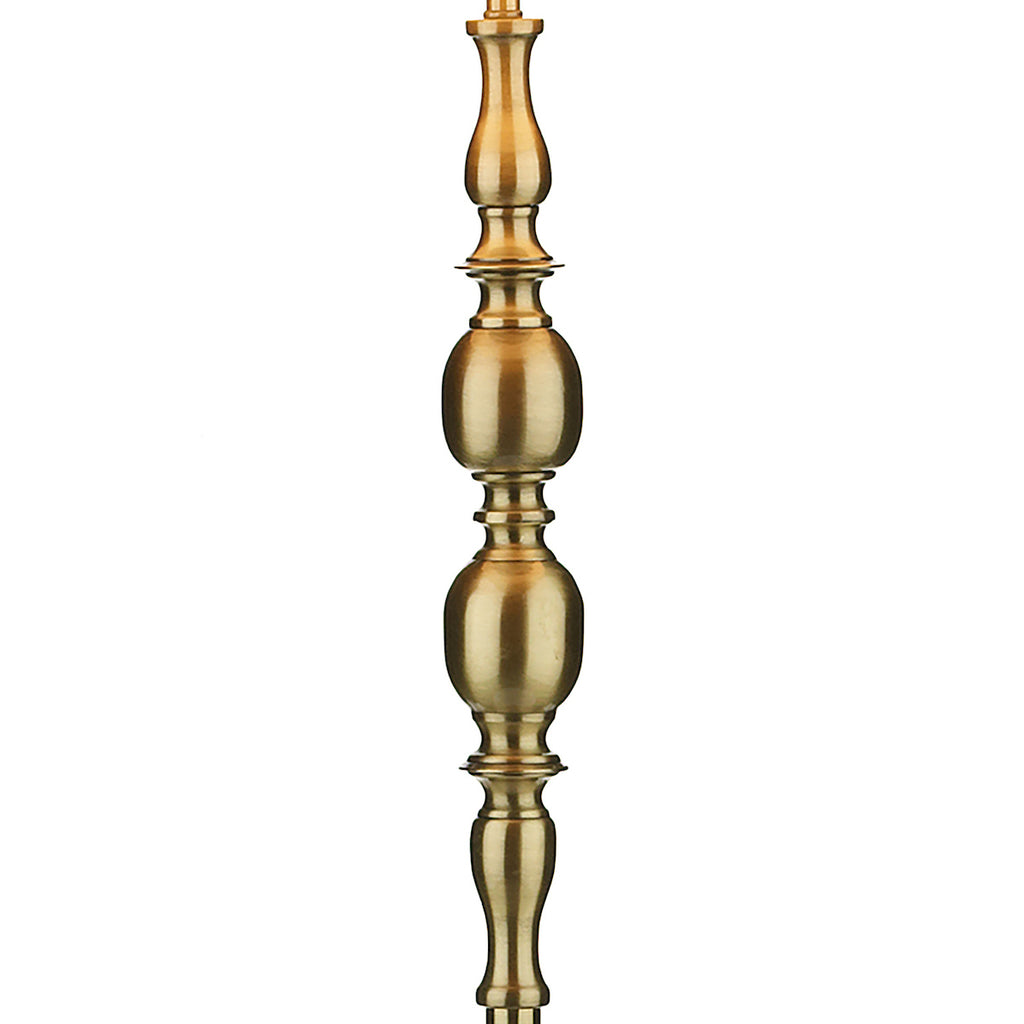 Madrid Floor Lamp Antique Brass With Shade Antique Brass
