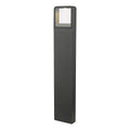 Malone Outdoor Post With Square Light Matt Grey IP65 LED<br>Matt Grey