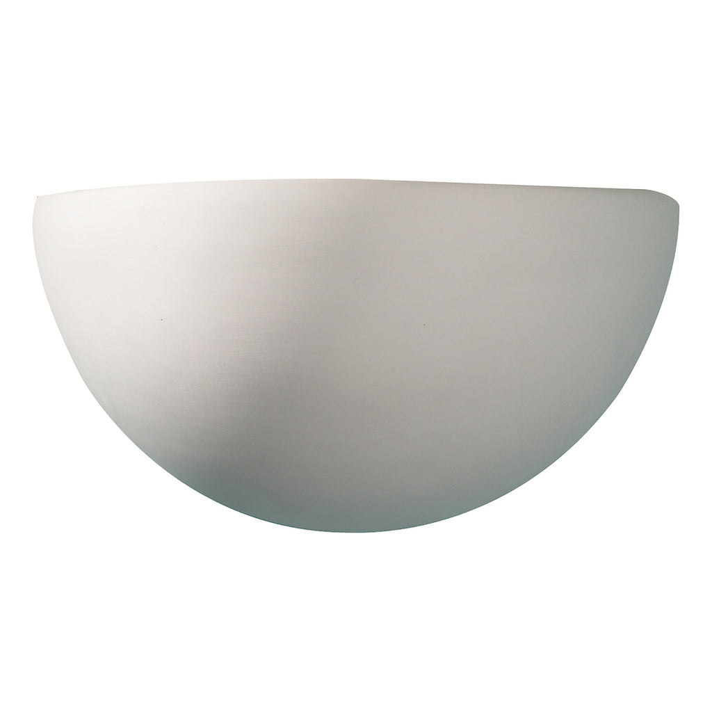 Marino Wall Washer Unglazed<br>White Ceramic