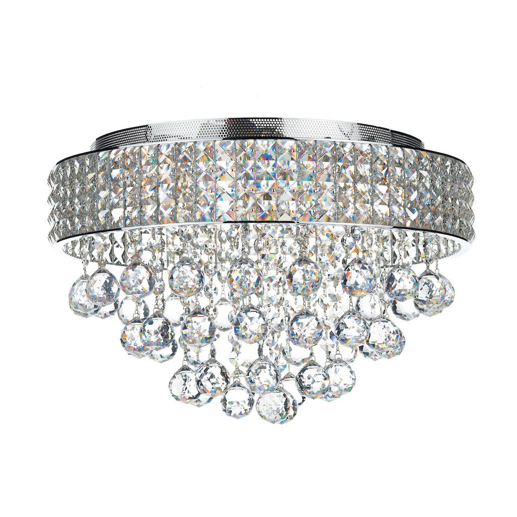 Matrix 5 Light Flush Polished Chrome<br>Crystal