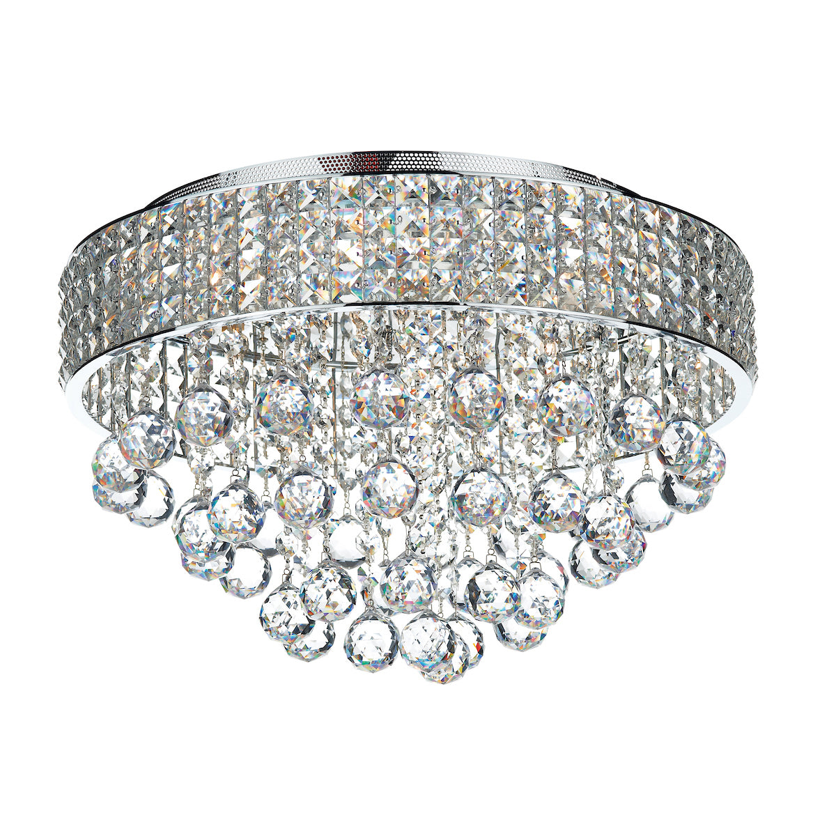 Matrix 5 Light Flush Polished Chrome<br>Crystal